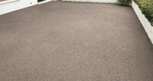 Epoxy garage floor coating with non-skid finish and durable surface